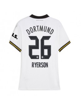 Borussia Dortmund Julian Ryerson #26 Ausweichtrikot für Frauen 2024-25 Kurzarm